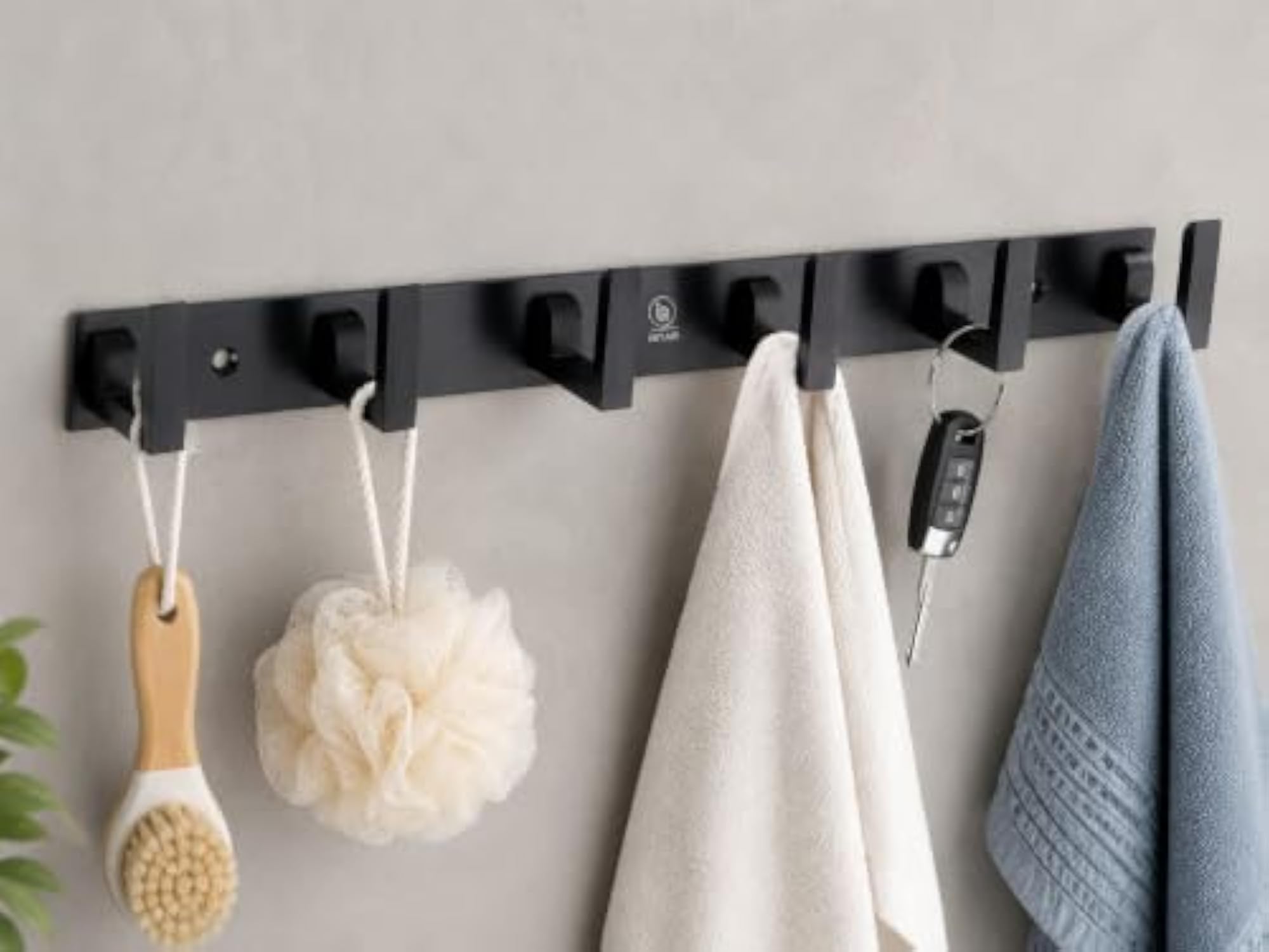 6 Pin Bathroom Cloth Hooks Hanger, Pack of 4
